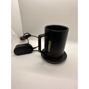 Tzumi Ion Mug 12oz Model 7560 Self Heating Smart Mug with Wireless Charging Base